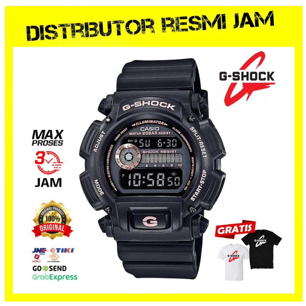GShock DW-9052GBX-1A4DR DW-9052 DW9052GBX DW9052 Garansi Resmi 2 Tahun