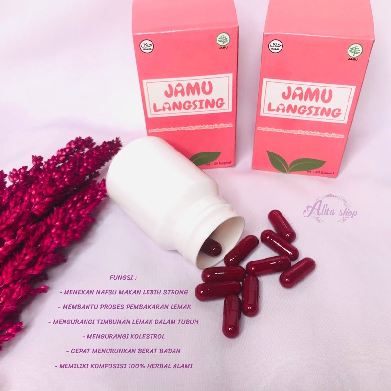 Jual Jamu Langsing Platinum Maroon Isi 15 Kapsul Shopee Indonesia