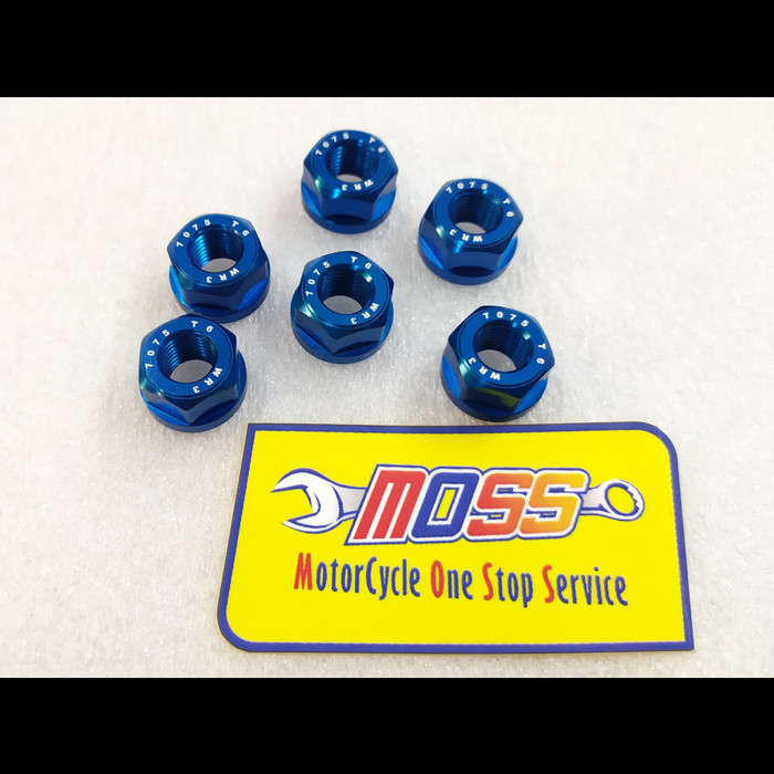 SPROCKET NUTS WR3 Mur gear baut gear kawasaki yamaha honda-1