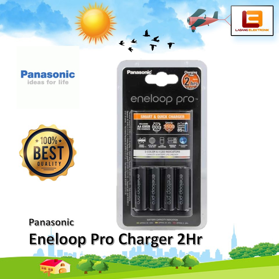 Panasonic Eneloop Pro Smart And Quick Charger Aa 4pcs 2h Shopee Indonesia