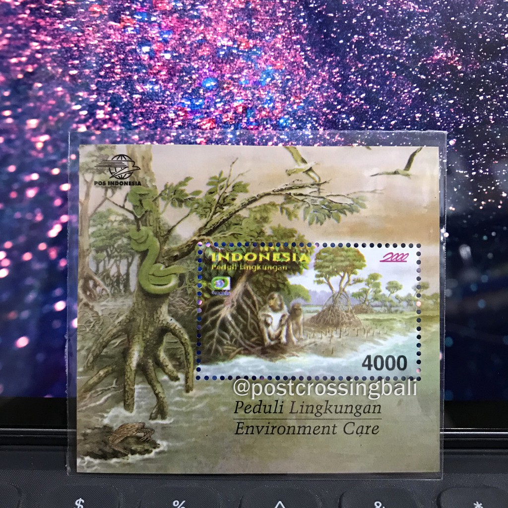 

Prangko Peduli LIngkungan 2000 Environment Care SS Perangko MULUS PERFECT MURAH ORI filateli