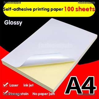 Faid 100 Lembar Kertas Stiker Laser Ukuran A4 Warna Putih Faid 100 Lembar Kertas Stiker Laser Ukuran A4 Warna Putih