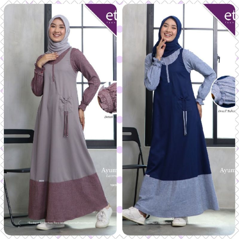 GAMIS ETHICA AYUMI 265 NAVY LAVENDER GREY