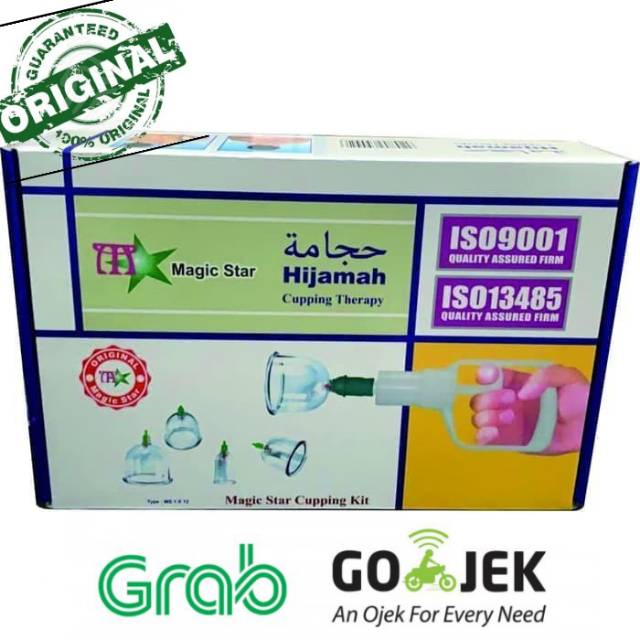 Alat Bekam / Kop Bekam Magicstar Isi 12 / Magicstar / Hijamah / Cupping Kit