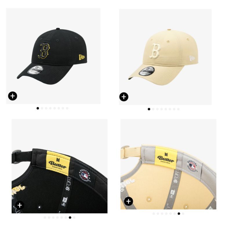 BTS Butter Boston Red Sox Unstructured Ball Cap Black new era x bts