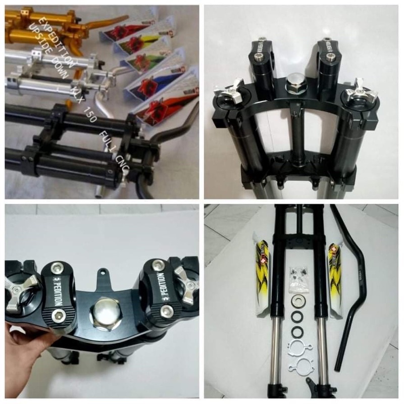 upside down depan merek expedition kawasaki klx 150 full cnc