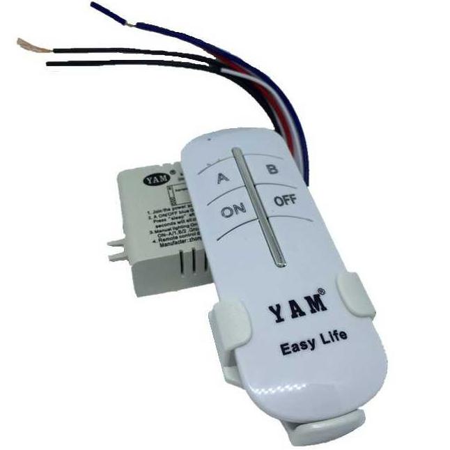 

YAM Wireless Remote Control Lampu Rumah 2 Way - YAM802