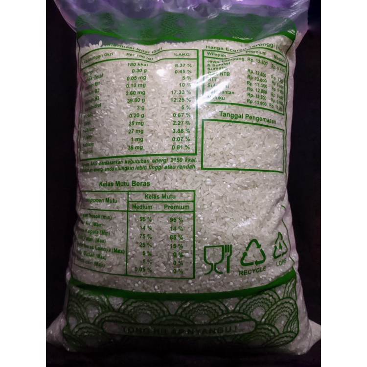

BSP BERAS LOKAL PULEN ENAK 1.000 GRAM BAHAN MAKANAN POKOK MURAH