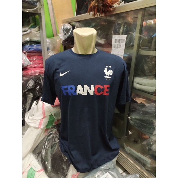 Baju T-shirt Kaos negara France Prancis Perancis l kaos Euro
