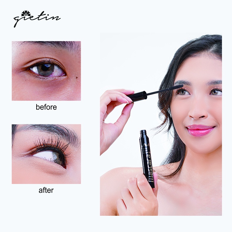 BPOM Gietin Mascara Ultra Black Volumizing Tahan Lama Waterprooft GT01 [Emperor]