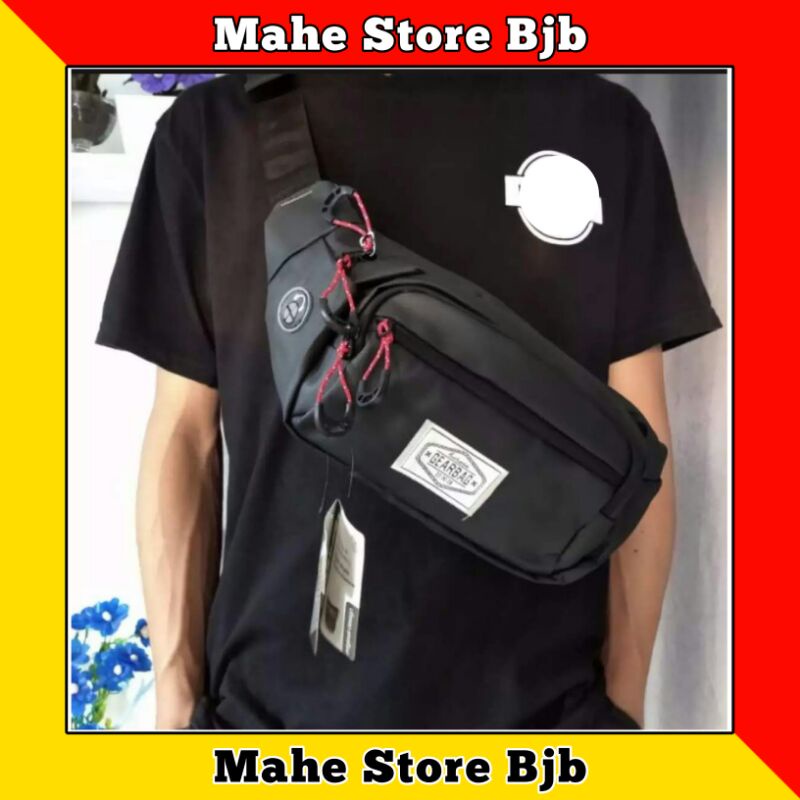Tas Selempang Pria Cowok Waistbag Waterproof Pria Anti Air Terbaru 2021 Keren & Trendy Bisa COD