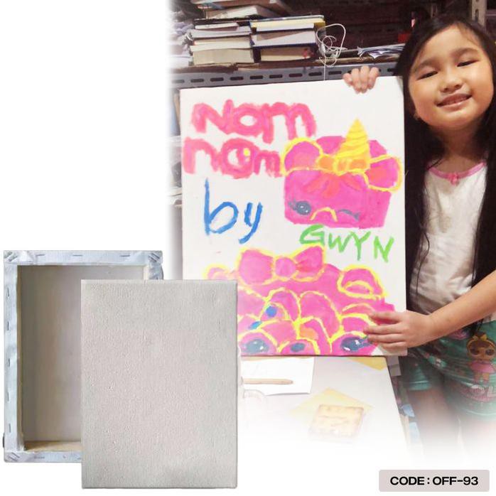 kanvas lukis media menggambar kesenian painting hemat