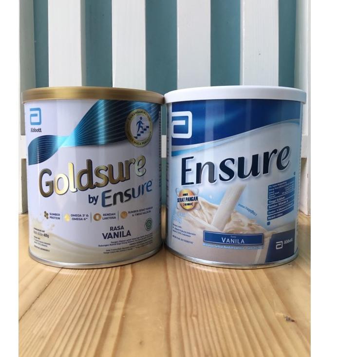 DISKON GOLDSURE BY ENSURE 400GR VANILA/ENSURE VANILA 400GR/ENSURE COKLAT 400GR/ENSURE 400G/ENSURE 40