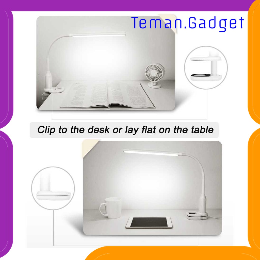 TG-DG090 LAMPU MEJA LED EYE PROTECTION DESK LAMP CLIP 24 LED 5W - L1515W