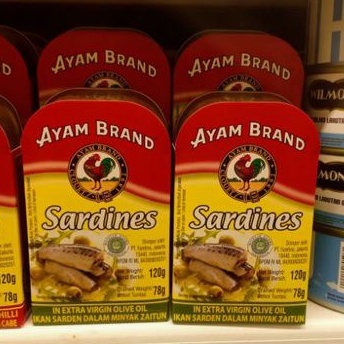 

Ayam brand sarden extra virgin olive oil 120 gr