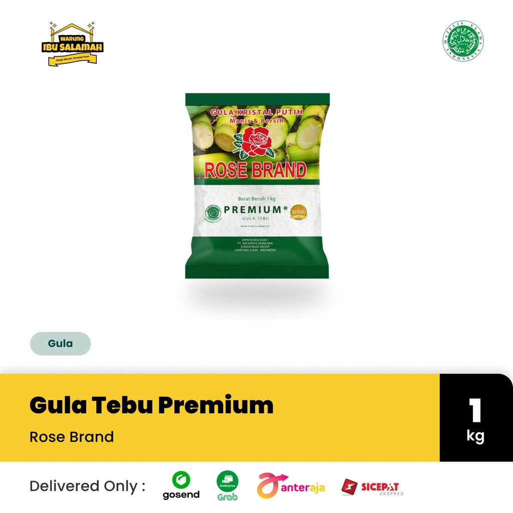 

Gula Pasir Rose Brand Tebu Premium 1 Kg