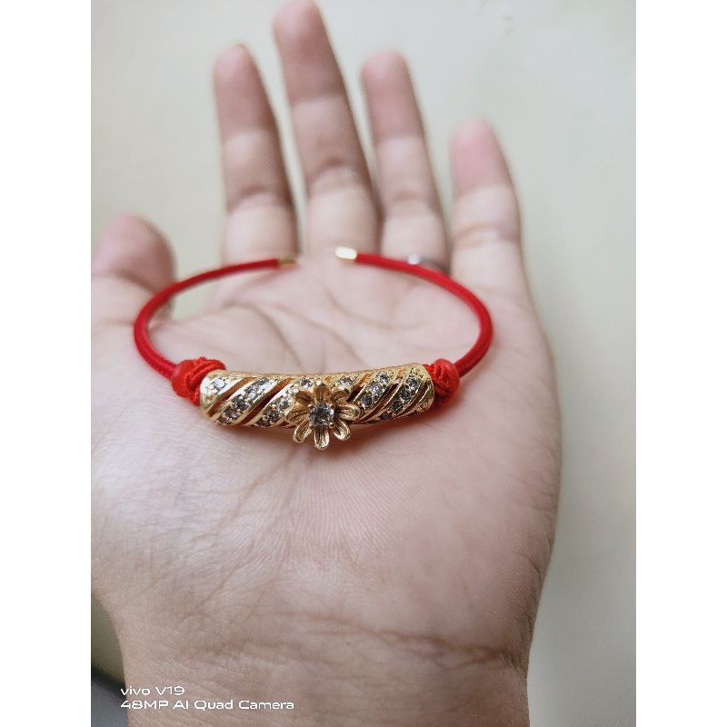 gelang kawat bulet+ liontin