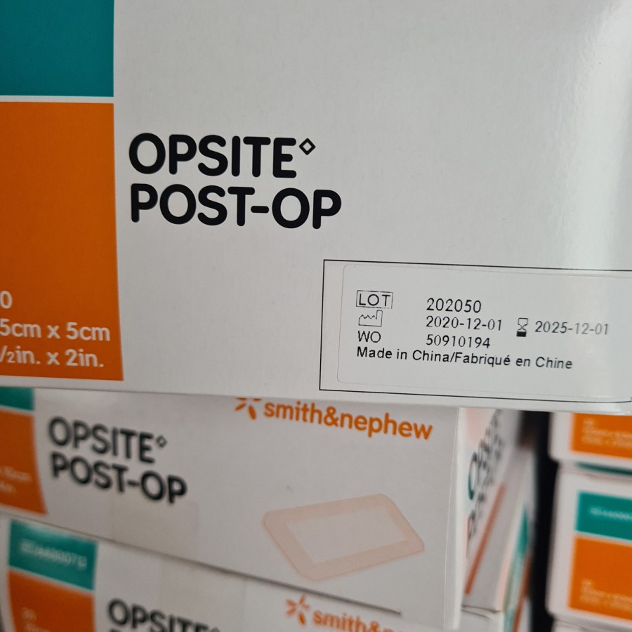 OPSITE POST OP 9,5 × 8,5 cm / Plester tahan air / Opsite Post-OP Perban Anti Air 9,5cm x 8,5cm