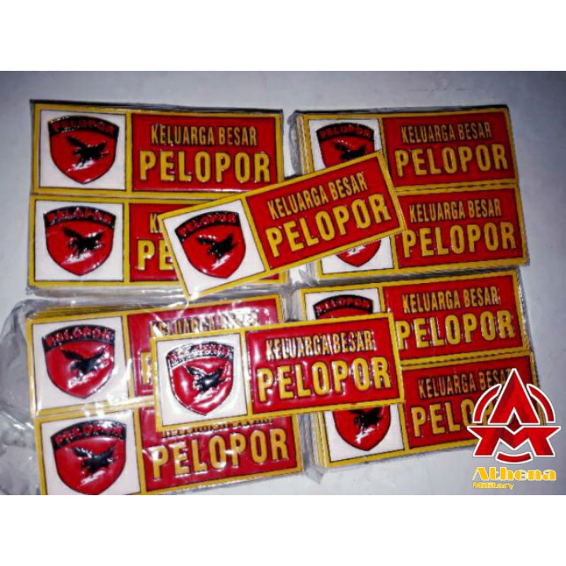 Sticker Plat Embos Pelopor l Stiker Pelopor l Stiker Tempel Motor Mobil