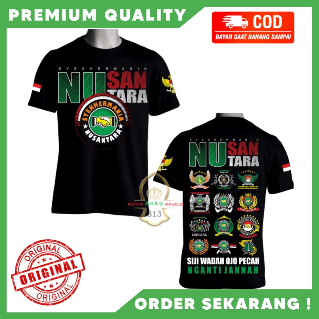 [Original] Kaos habib Syekh Termurah/ Kaos Syekhermania / Kaos Syekhermania Nusantara NU