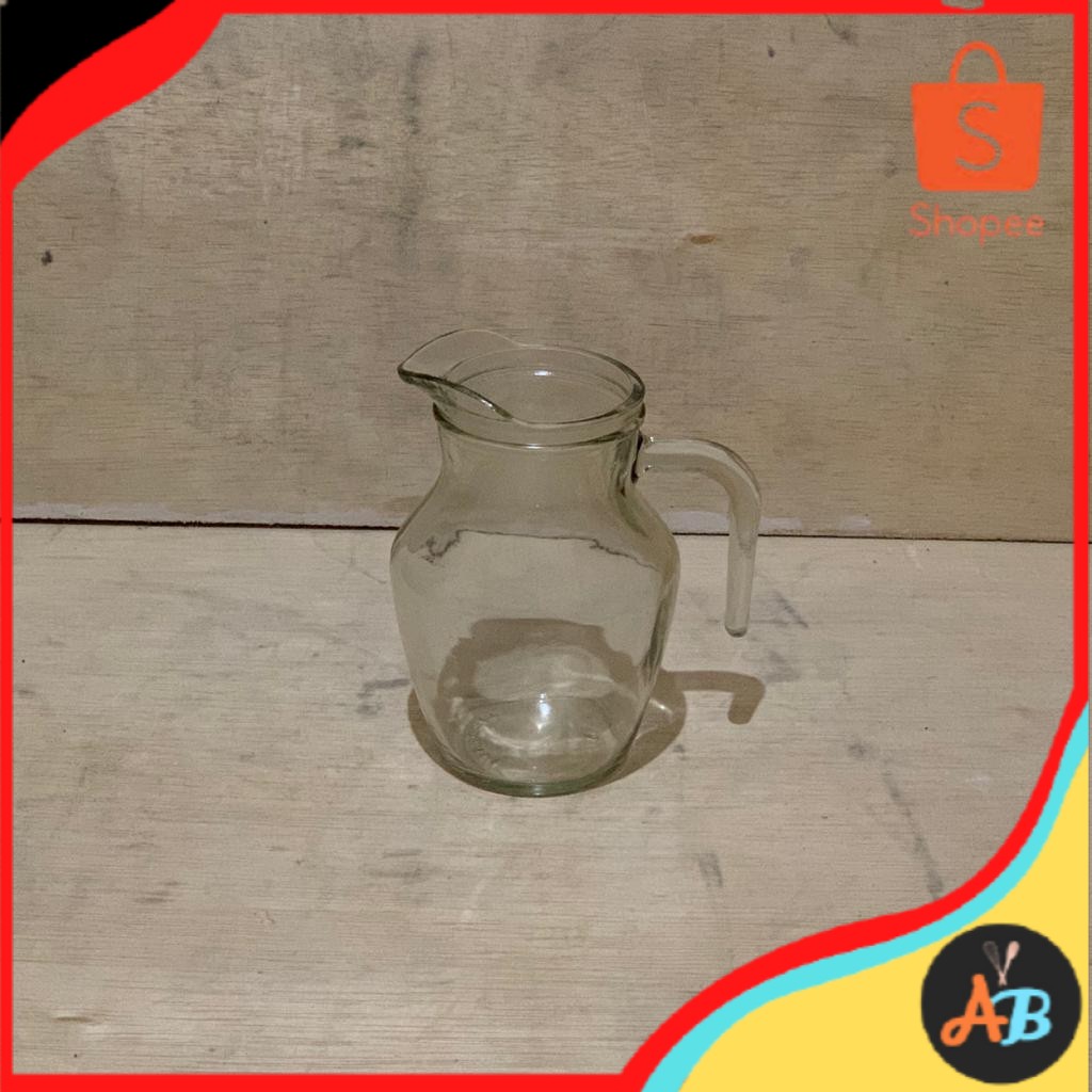 Eskan / Pitcher gagang minum sirup set Kaca WDJ 500