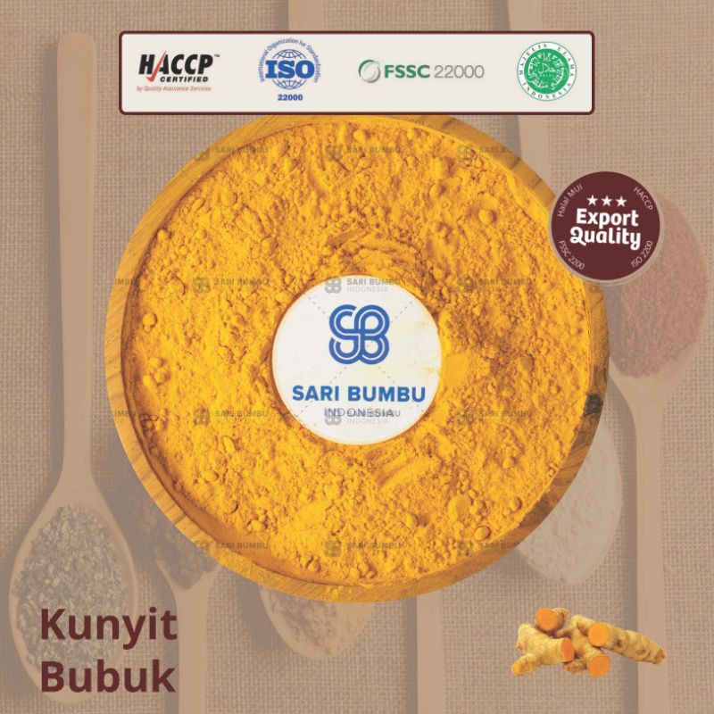 

Kunyit Bubuk / Turmeric Powder - Bumbu Dapur Halal kualitas ekspor 20gr, 50gr, 100gr, 250gr
