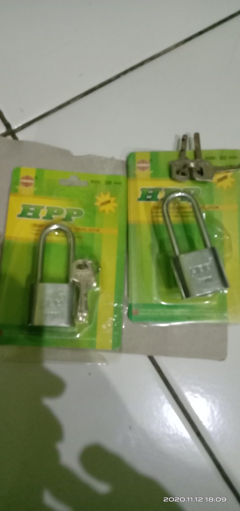 Gembok Leher Panjang 30mm , Gembok Pagar , Gembok Pengaman , Gembok Pintu Toko