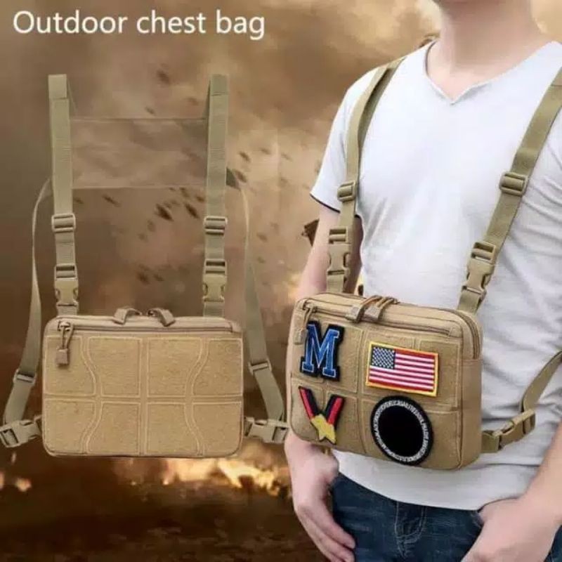 tas dada army free mblem tactical PACKAGE sport multipungsi