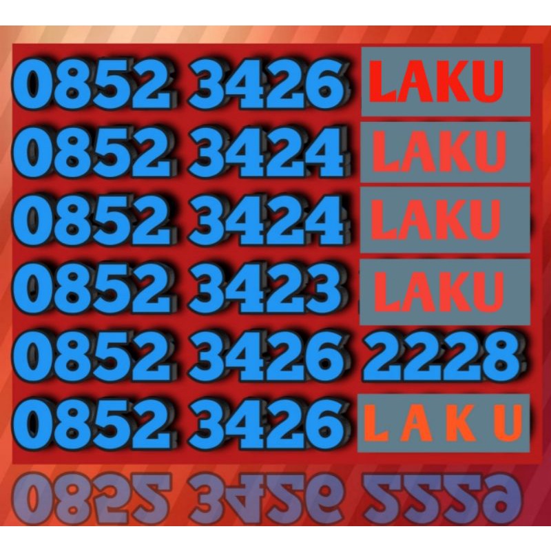 Nomor cantik telkomsel triple 222