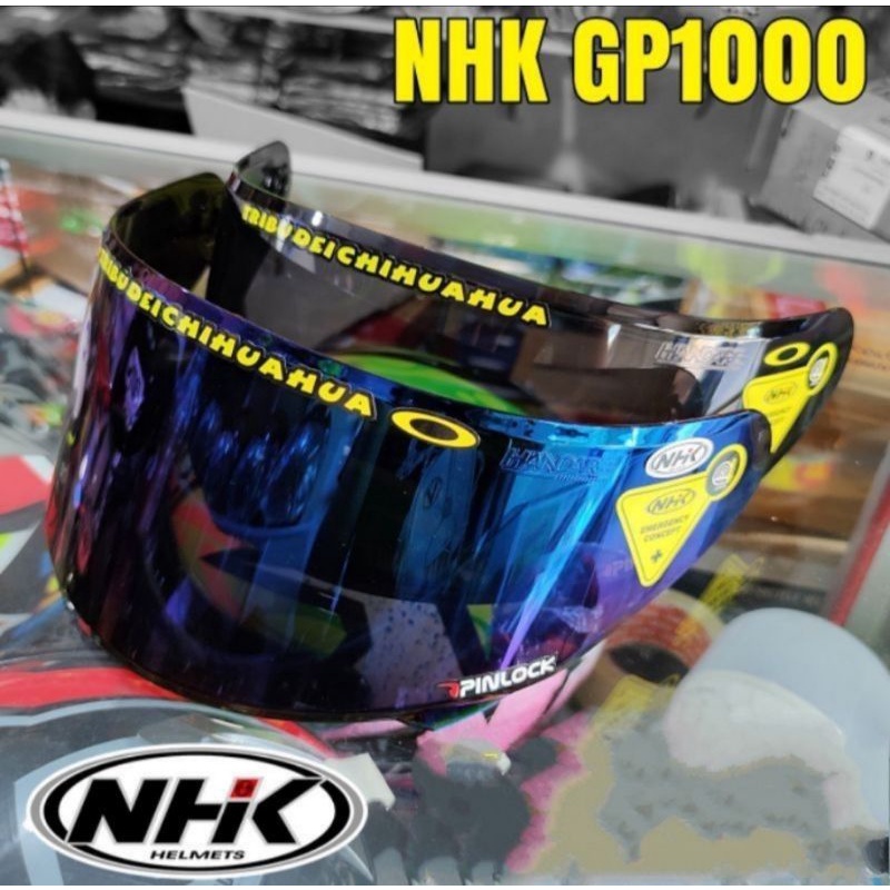 Bonus Stiker || Visor Flat NHK GP 1000 / Visor Flat NHK R75 Kaca Flat NHK GP1000 kaca Flat NHK  R75 