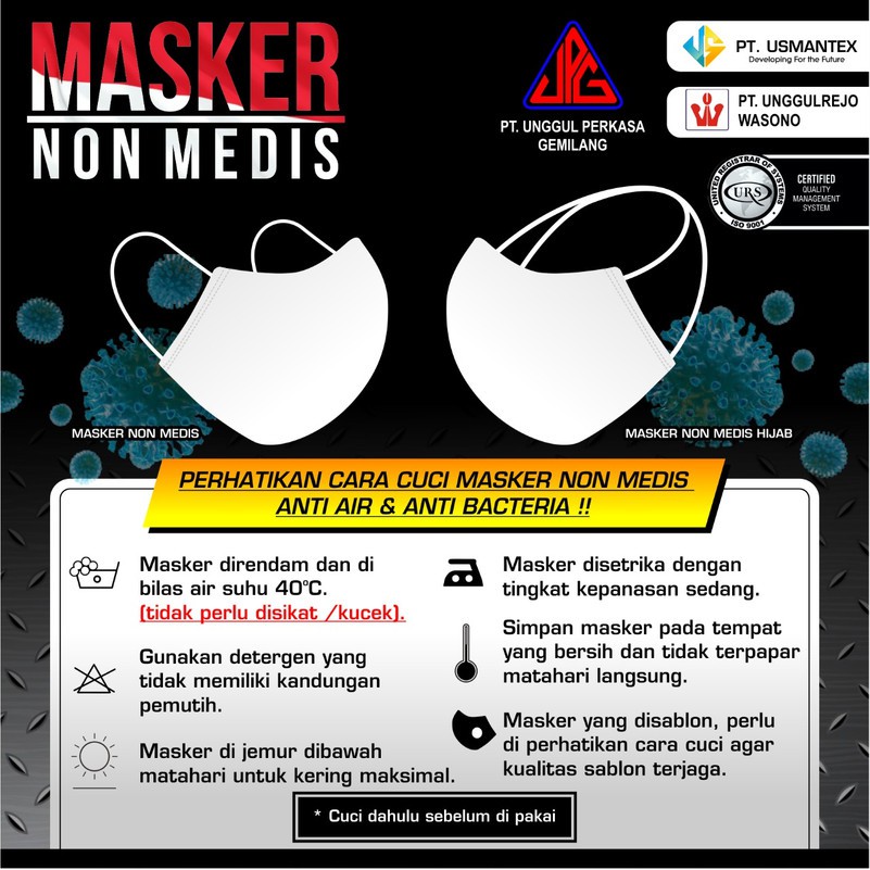 Masker non medis Putih