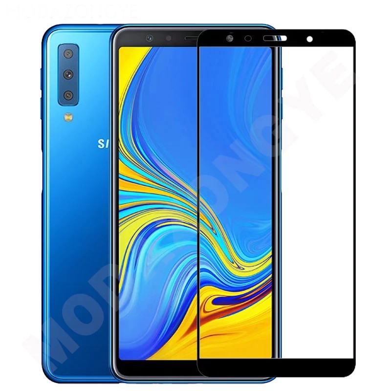 Tempered Glass Full Cover 5D Samsung A7 2018 - Tempered Glass A750