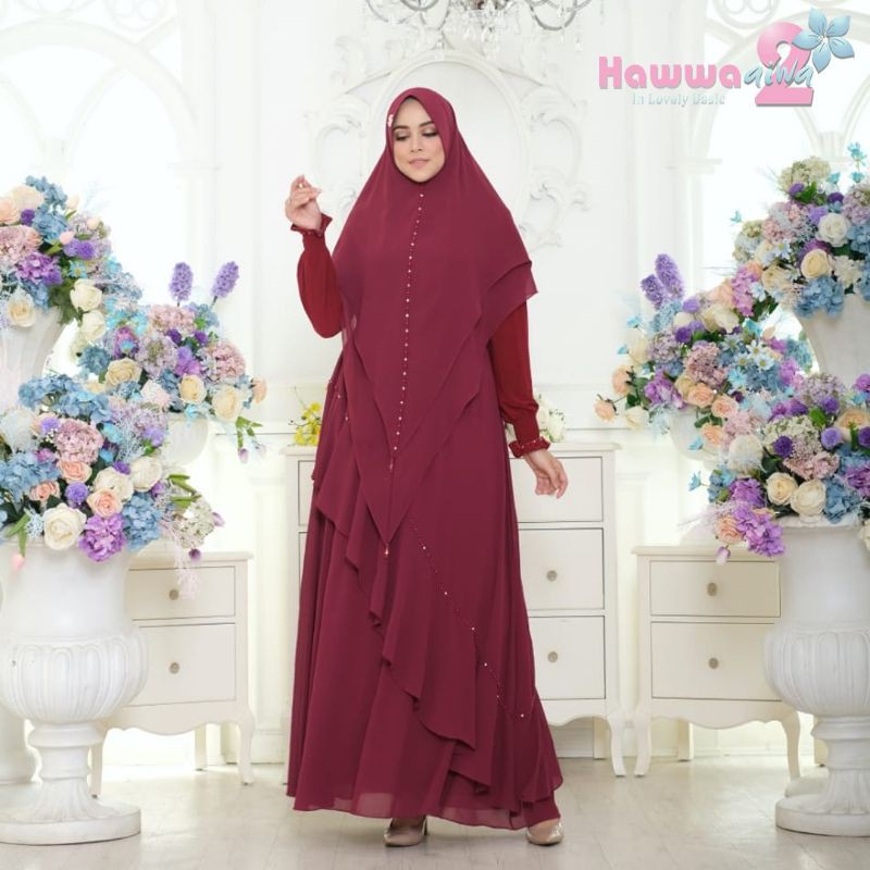 SIAP KIRIM RUMIA DRESS ORI by HAWWA AIWA