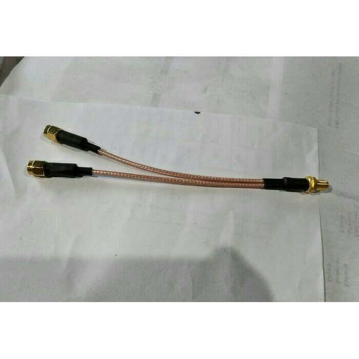 Pigtail khusus ganda 2x rpsma SMA 4G B310 BL100 Huawei Bolt Helios