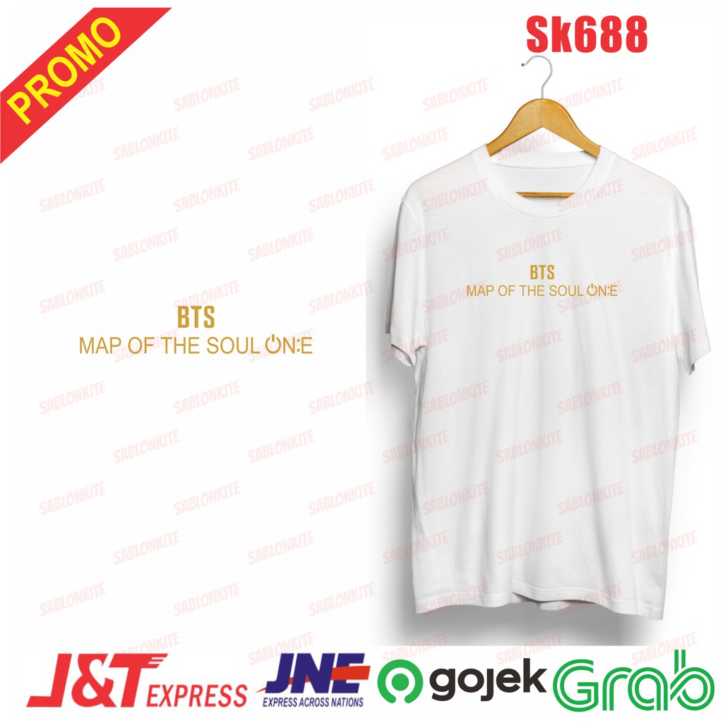 MURAH!!! KAOS KPOP MAP OF THE SOUL ON : E SK688 UNISEX COMBED 30S