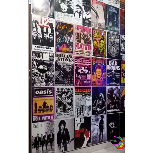 50 Poster [A3 uk 32x48] poster kamar , poster random, aesthetic band, poster casual, poster band, po