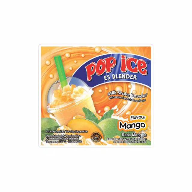 POP ICE RASA MANGGA 25 GRAM (5PC)