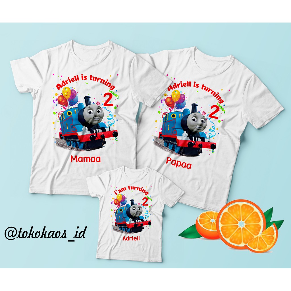 kaos thomas / thomas birthday / kaos thomas ultah