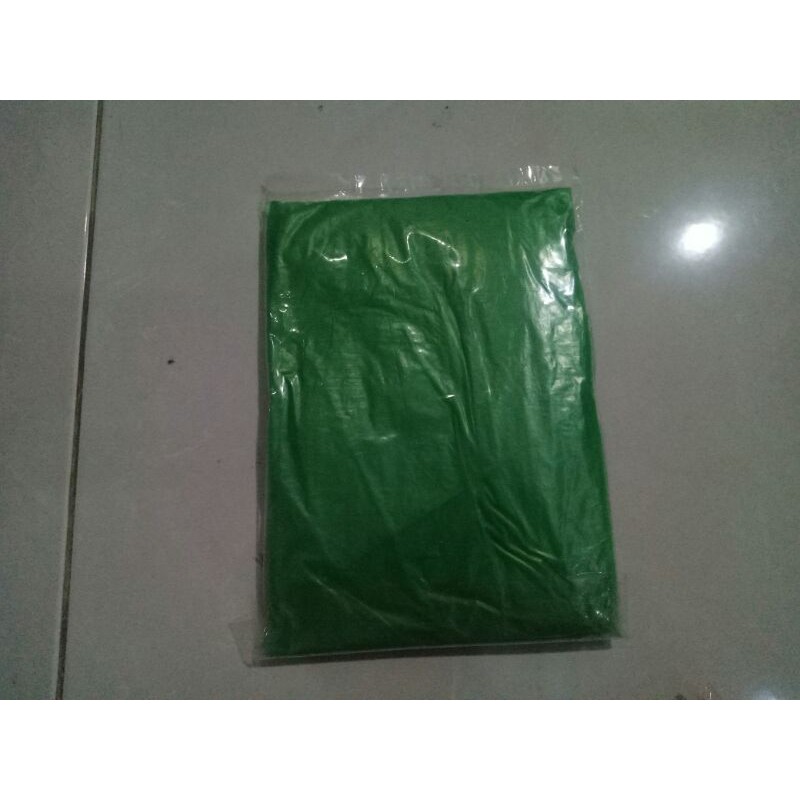 Jas Hujan plastik poncho lengan panjang murah mirip Tebu Bambu ELANG