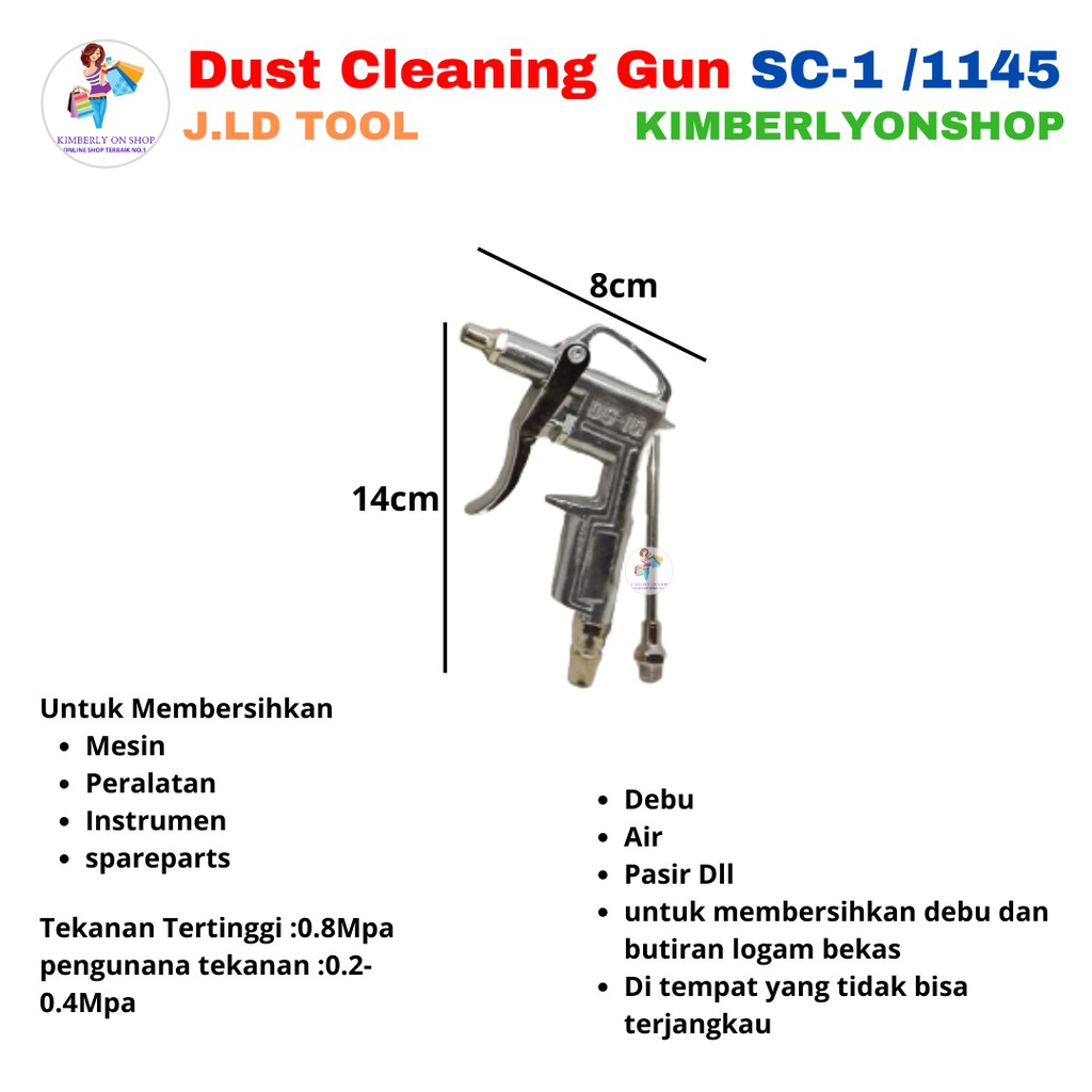 Kimberlyonshop Semprotan Angin/Dust Cleaning Gun/ Air Duster SC-1