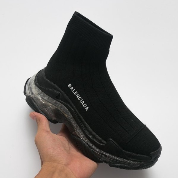 balenciaga triple s air knit mid