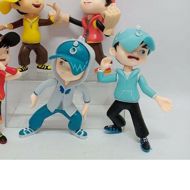 Mainan action figure pajangan boboiboy boboi boy halilintar air angin galaxy petir yaya fang()