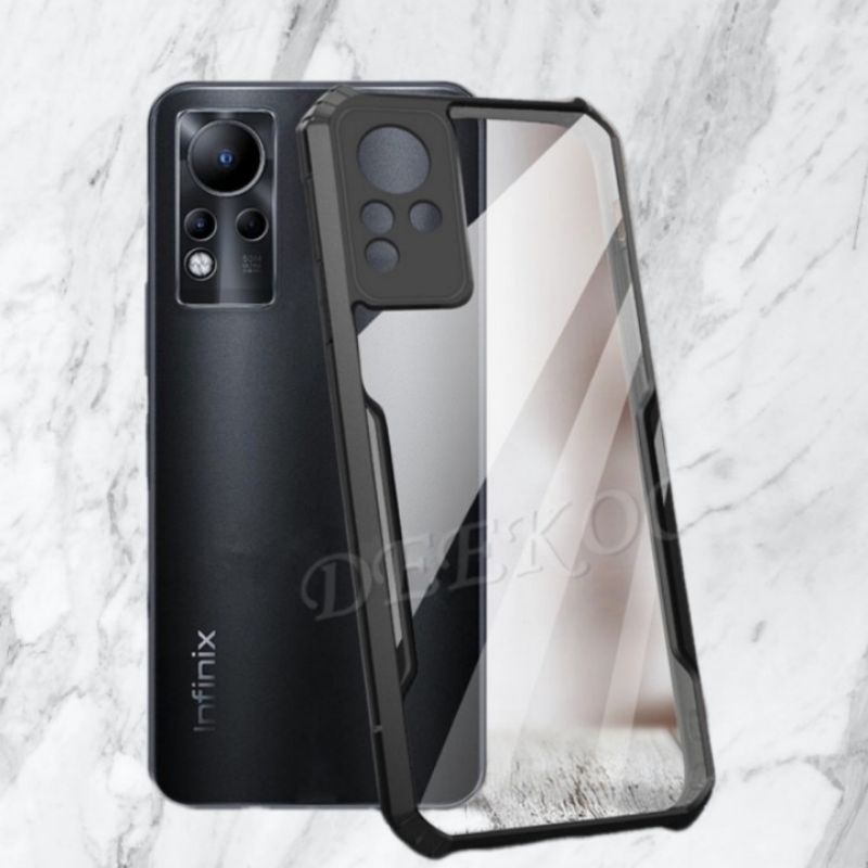 [PROMO PAKET] CASE INFINIX NOTE 11 PRO Softcase Fusion Xundd Free Tempered Glass &amp; Garskin Carbon Pelindung Belakang Handphone