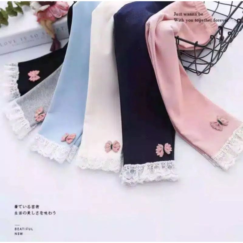 Legging Import Anak Umur 6 Bulan  Sampai 5 Tahun//Bahan Katun 100%//Motif Randoom//
