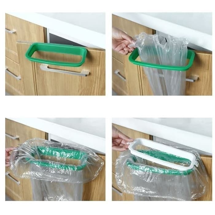 paket 2 PCS HANGER Gantungan Plastik Sampah Dapur 3 IN 1 BUY 1 GET 1