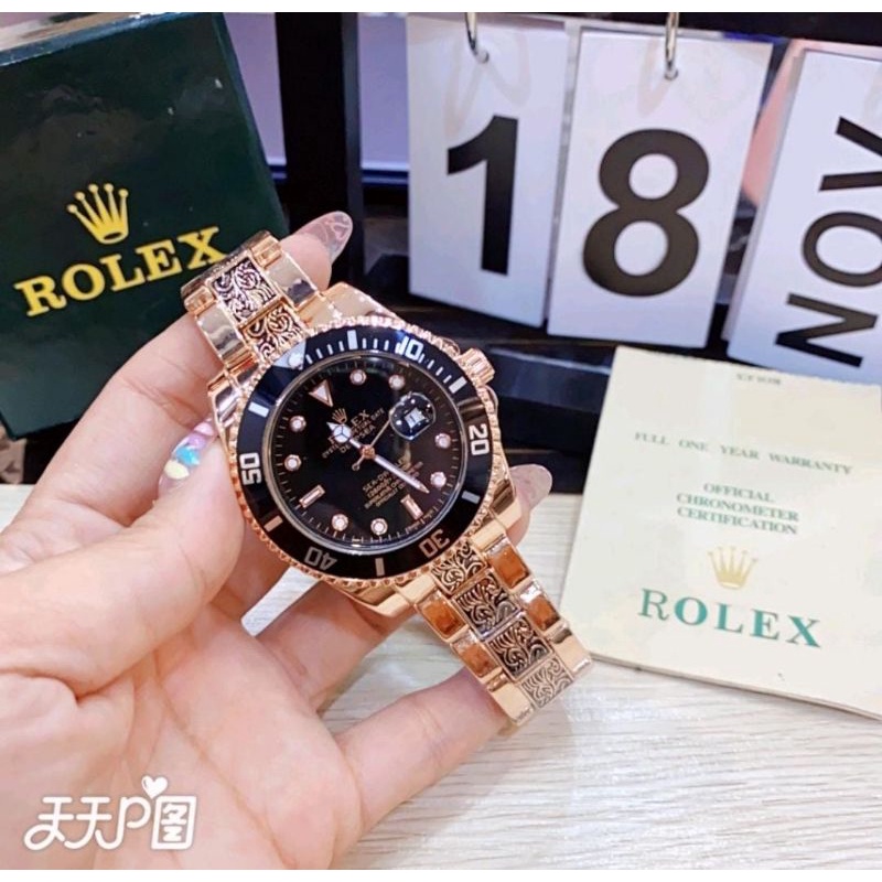 Jam Tangan Submariner Jam Tangan Motif Batik Jam Tangan Pria Wanita Anti Air