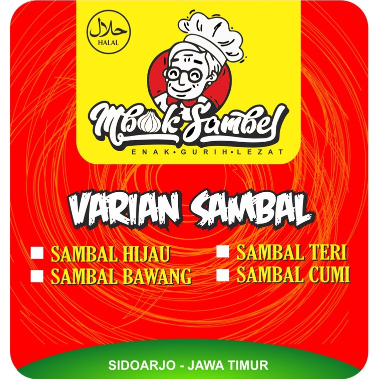 

Sambal Hijau / Sambal Bawang/ Sambal Teri/ Sambal Cumi