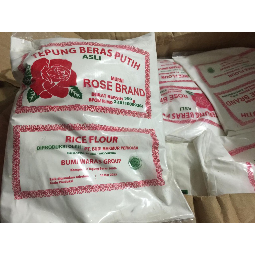 Tepung Beras Putih I Rice Flour ROSE BRAND