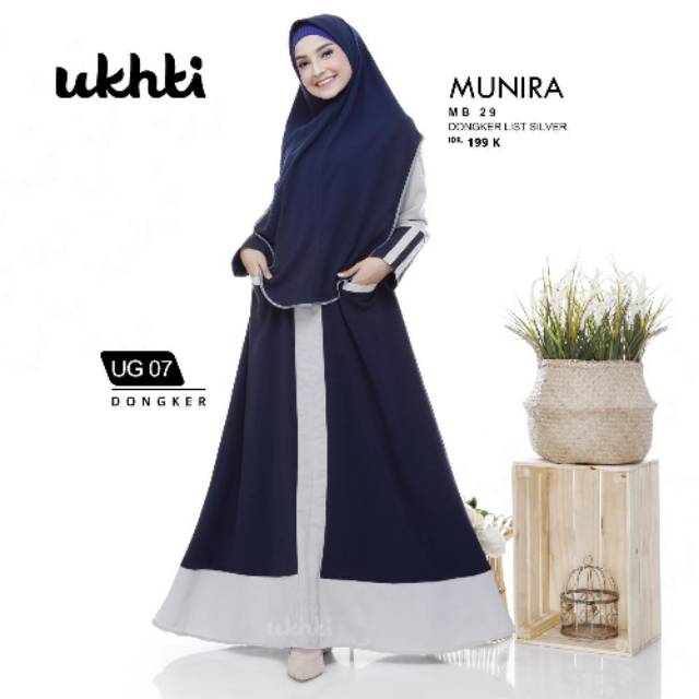 KHIMAR SYARI MB 29 NAVY II MUNIRA