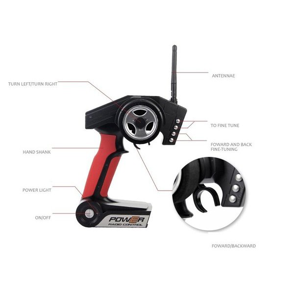 Combo  Remote ESC Transmitter 2.4Gh Reciever Board Rc Vortex WLToys A949 A959 A979 A969 TX RX
